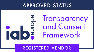 IAB Europe Transparency and Consent Framework, approved status, registered vendor